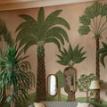 Botanical Bliss, Peach Mural Wallpaper - room preview 02