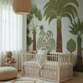 Botanical Bliss, Blue Mural Wallpaper - room preview 02