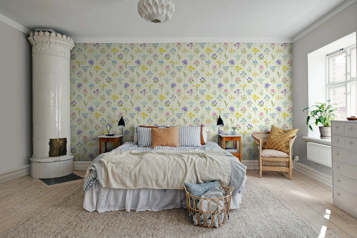 Botanic Arches, Spring Mural Wallpaper - room preview 02