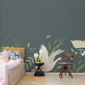 Swan Bloom, Spring Mural Wallpaper - room preview 02