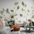 Botanic Foliage, Spring Mural Wallpaper - room preview 02