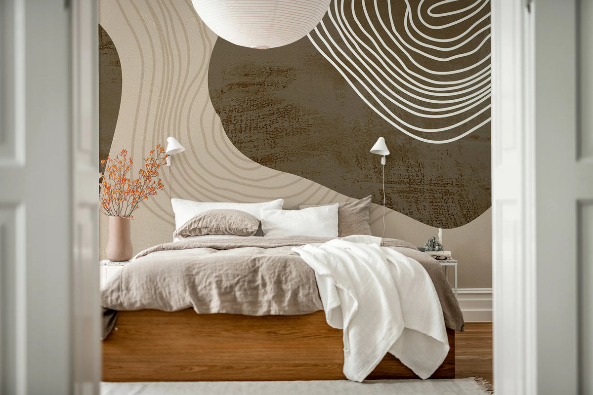 Desert Flow, Sand Mural Wallpaper - room preview 02