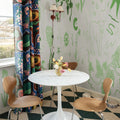 Chroma, Green Mural Wallpaper - room preview 02