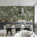 Woodland Birds, Blue Mural Wallpaper - room preview 02