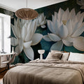 White Lotus, Day Mural Wallpaper - room preview 02