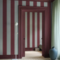 Bold Stripes, Blue Mural Wallpaper - room preview 02