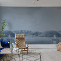 Weekend Sail, Blue Mural Wallpaper - room preview 02