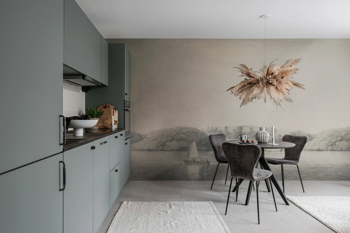 Weekend Sail, Soft Mural Wallpaper - room preview 02
