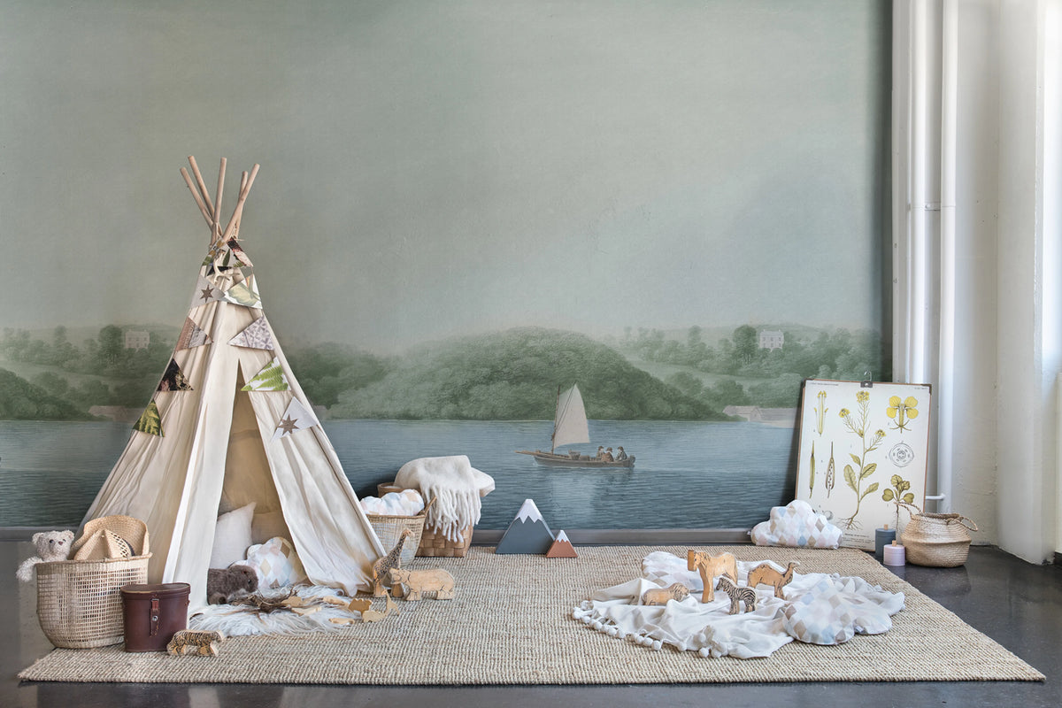 Weekend Sail, Day Mural Wallpaper - room preview 02