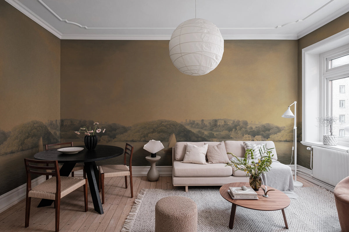 Weekend Sail, Vintage Mural Wallpaper - room preview 02