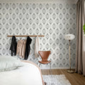 Retro Flow, Licorice Mural Wallpaper - room preview 02
