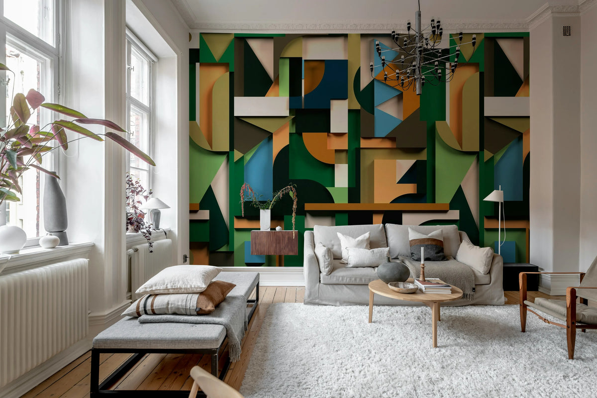 Caroline, Forest Mural Wallpaper - room preview 02