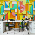 Caroline, Happy Mural Wallpaper - room preview 02
