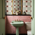 Artisan Square, Green Mural Wallpaper - room preview 02