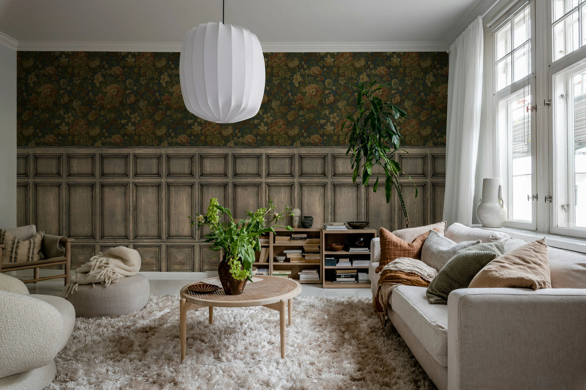 Vintage Garden, Panels Mural Wallpaper - room preview 02