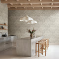 Flower Tree, Beige Mural Wallpaper - room preview 02