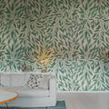 Willow, Green Mural Wallpaper - room preview 02