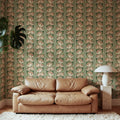 Tulip Stripes, Pink Mural Wallpaper - room preview 02