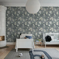 Circus Dream, Gray Mural Wallpaper - room preview 02