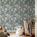 Circus Dream, Vintage Mural Wallpaper - room preview 02