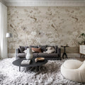 Garden of Harmony, Beige Mural Wallpaper - room preview 02