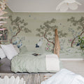 Pine Grove, Green Mural Wallpaper - room preview 02