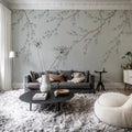 Spring Breeze, Blue Mural Wallpaper - room preview 02