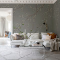 Spring Breeze, Green Mural Wallpaper - room preview 02