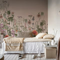 Springmeadow, Pink Mural Wallpaper - room preview 02