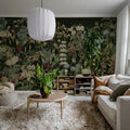 Summerland, Black Mural Wallpaper - room preview 02