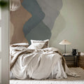 Watercolor Vertical, Blue Mural Wallpaper - room preview 02