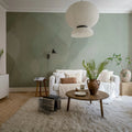 Watercolor Vertical, Green Mural Wallpaper - room preview 02