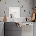 Skiers, Day Mural Wallpaper - room preview 02