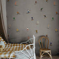 Skiers, Night Mural Wallpaper - room preview 02