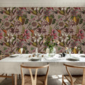 Flying Kolibri, Pink Mural Wallpaper - room preview 02