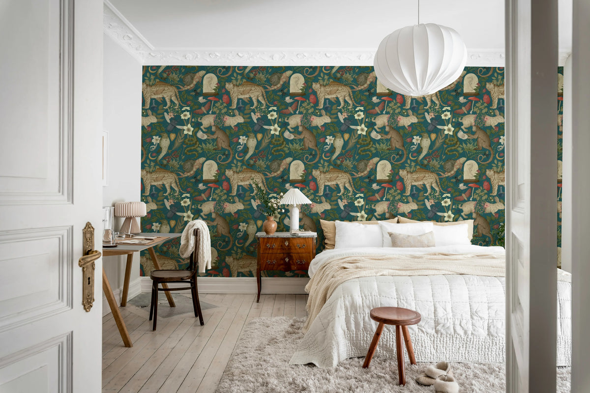 Animal Specials, Petrol Mural Wallpaper - room preview 02