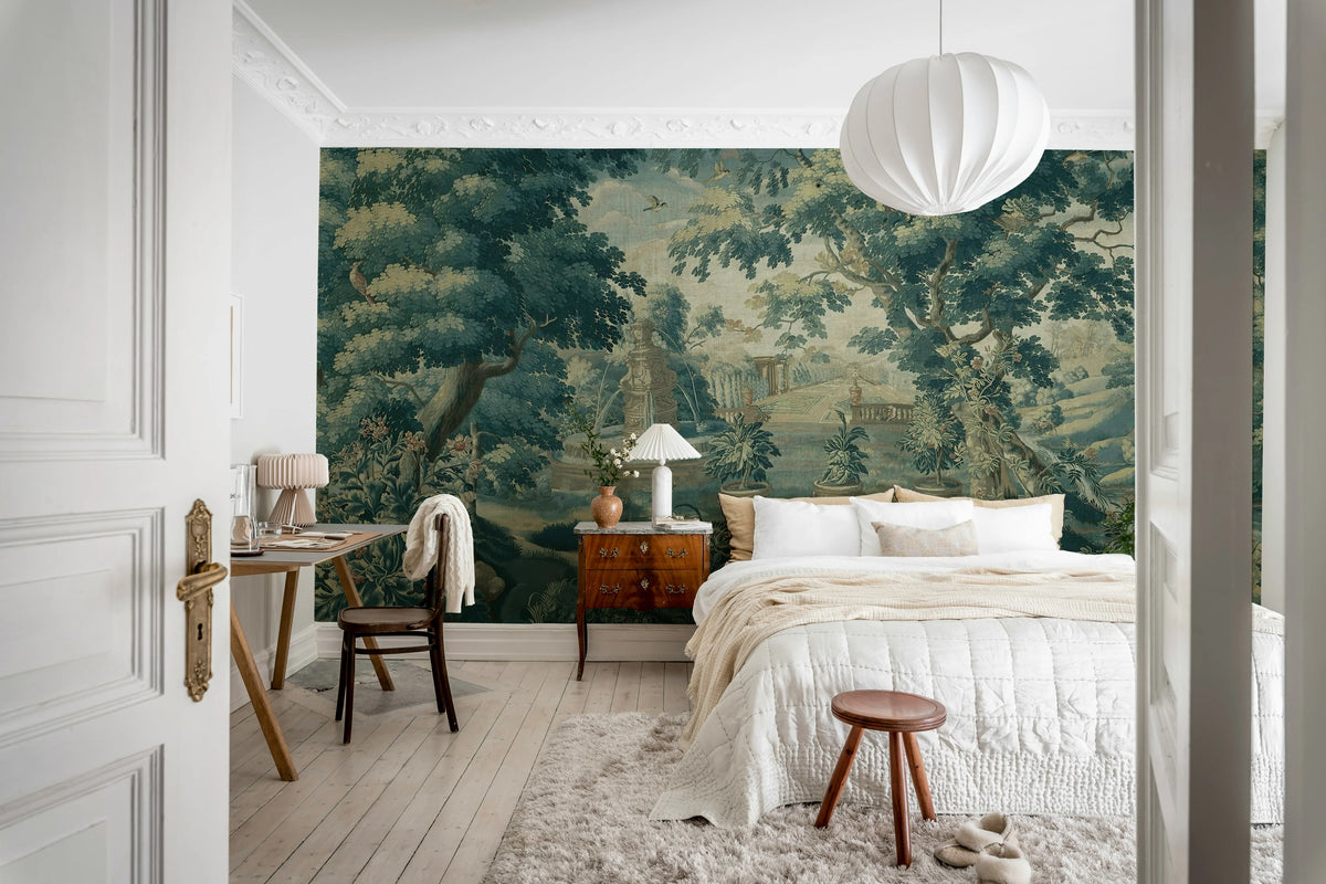 Antique Tapestry, Spring Mural Wallpaper - room preview 02