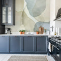 Shadow Petals, Beige Mural Wallpaper - room preview 02