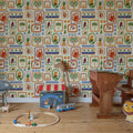 Jungle Frames, Rainbow Mural Wallpaper - room preview 02