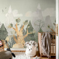 Woodland Tales, Day Mural Wallpaper - room preview 02