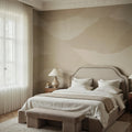 Misty Peaks, Peach Mural Wallpaper - room preview 02