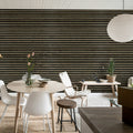 Rib Wood, Horizontal Oak Mural Wallpaper - room preview 02