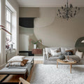 Abstract Shapes, Soft Mural Wallpaper - room preview 02