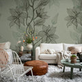 Giant Flora, Moss Mural Wallpaper - room preview 02