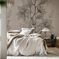 Giant Flora, Clay Mural Wallpaper - room preview 02