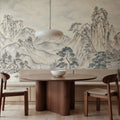 Timeless Pines, Beige Mural Wallpaper - room preview 02