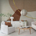 Golden Line, Sand Mural Wallpaper - room preview 02