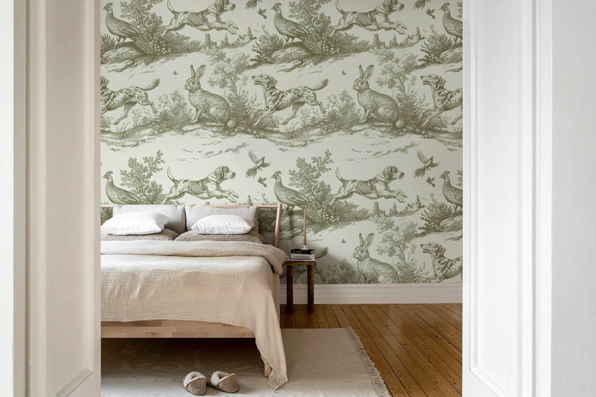 Countryside Tales, Cotswold Cream Mural Wallpaper - room preview 02