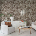 Hanging Branches, Rust Mural Wallpaper - room preview 02