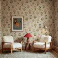 Timeless Flora, Beige Mural Wallpaper - room preview 02